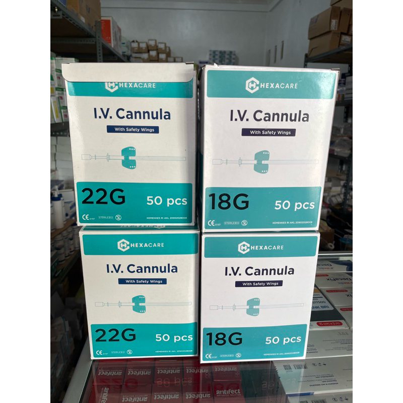 Iv Cannula Hexa care safety wings