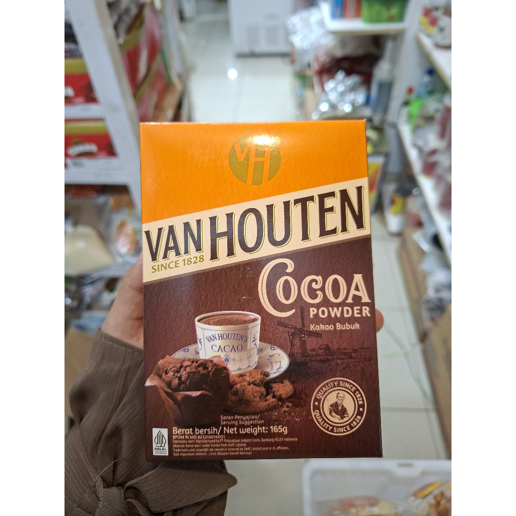 

COKLAT BUBUK VANHOUTEN COCOA POWDER 80GRAM DAN 165GRAM