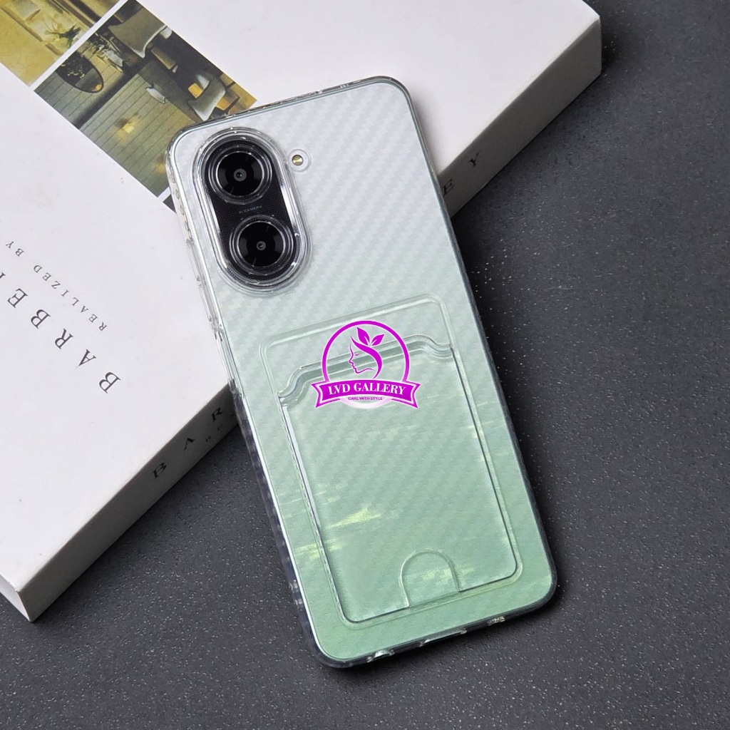 Redmi A5 Clear Card Case Slot Kartu Case Bening Redmi A5