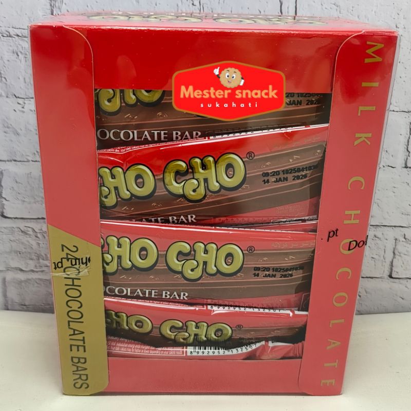 

Cho cho Chocolate Bar (1 pack isi 24 pcs)