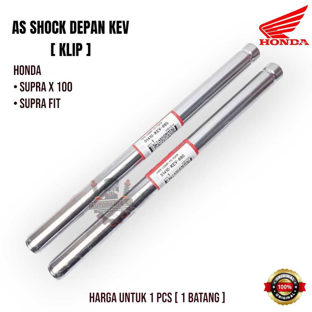 As Shock Depan Honda Supra X 100 Supra Fit Lama Fit New Original As Shock Depan KEV Pipa Shock Supra