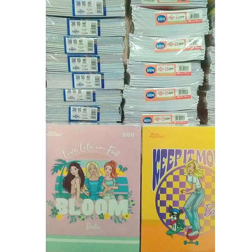 

ATMS-SiDU Buku Tulis Barbie 58 Lembar - 10 Buku (1 PAK 10 BUKU)