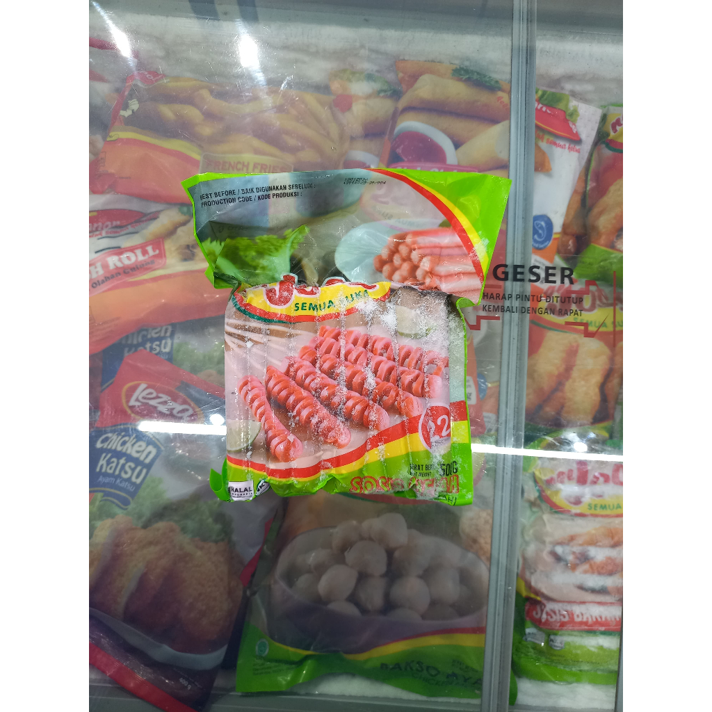 

Frozenfood NGEJOSS Sosis Ayam Merah 500gr