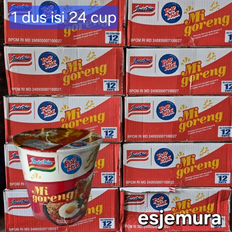 

Pop Mie Popmie Goreng rasa mie goreng per dus