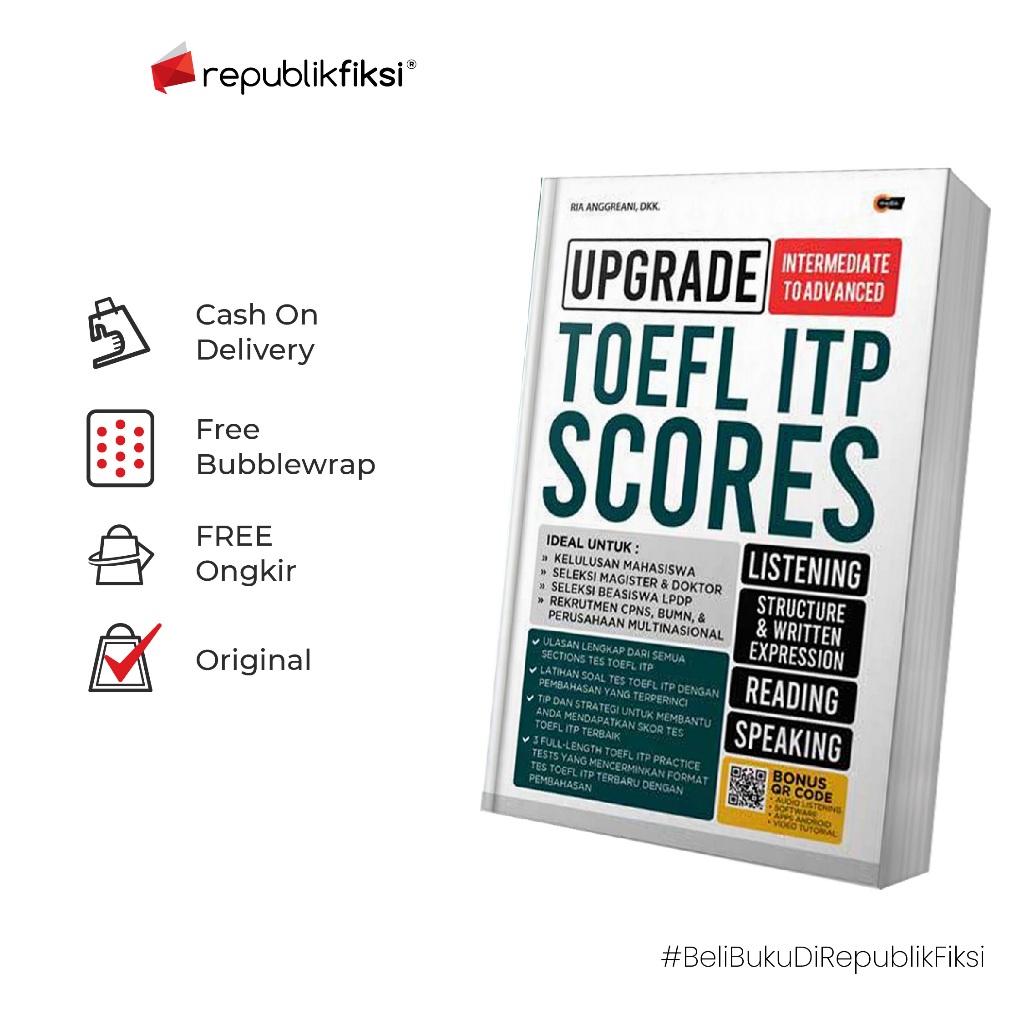 Buku Upgrade TOEFL ITP Scores - Ria Anggraeni - CMedia