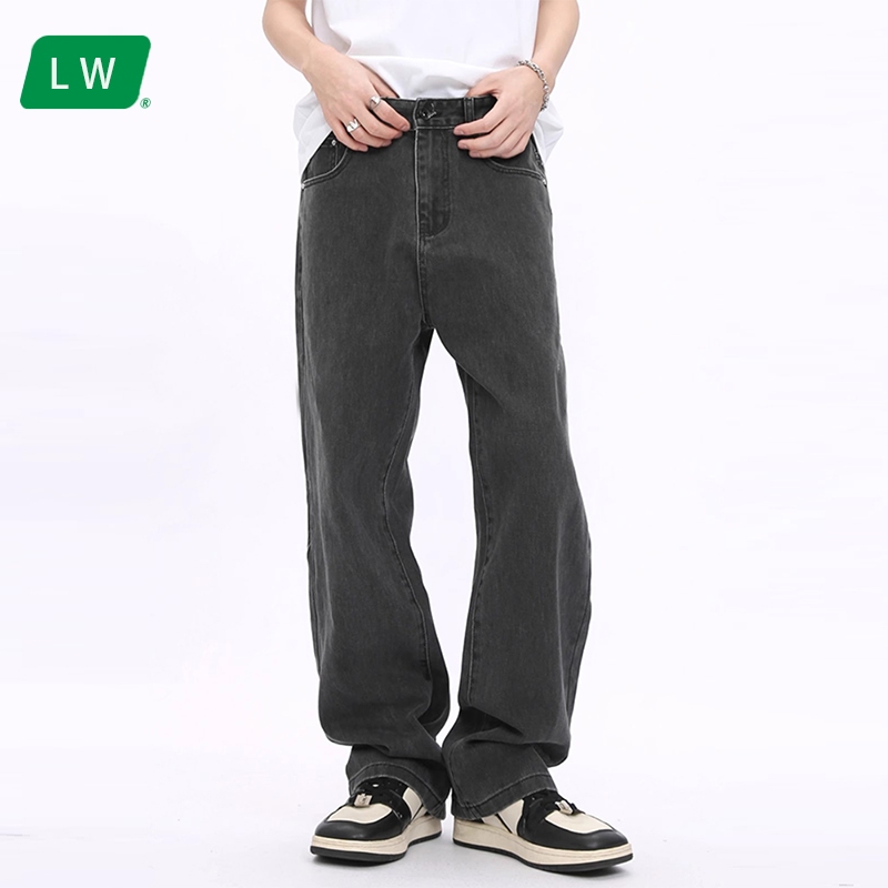Celana panjang pria celana jeans pria celana baggy pants pria celana denim pria Longgar celana korea