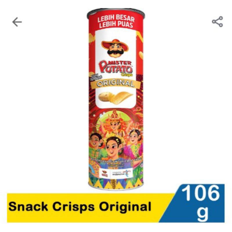 

Mr potato snack crips original