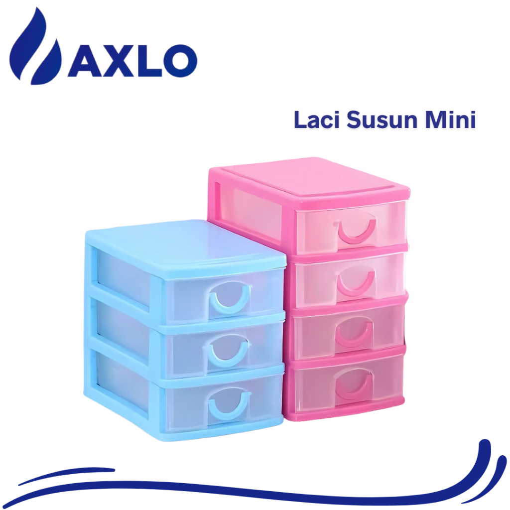 Laci Mini Estetik Rak serbaguna Tempat Kotak Make Up aksesoris alat tulis laci kecil mini kontainer