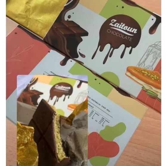 

Coklat Dubai Zaitoun Import Malaysia Berat 200gram /pcs