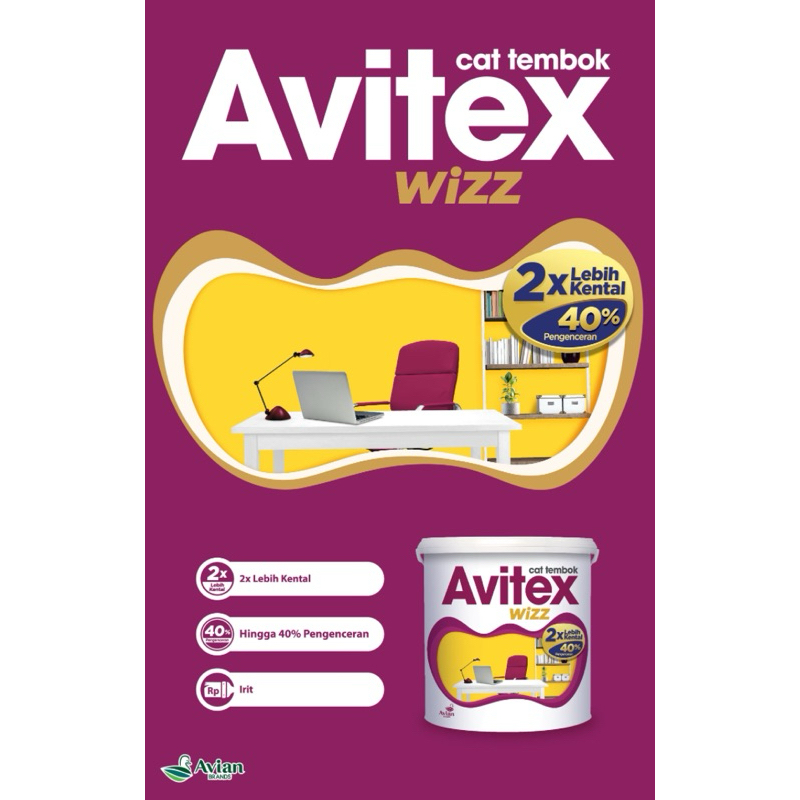 CAT TEMBOK AVITEX WIZZ