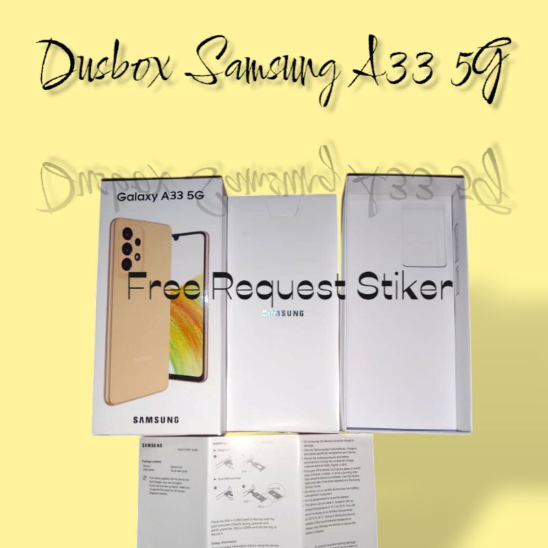 

dus box samsung a33 5g free request stiker