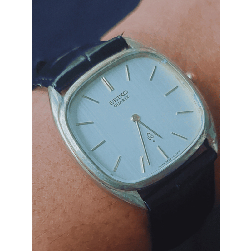 Jam Tangan Vintage Seiko Quartz Square 930244 7820 5420 Second Bekas Original Murah