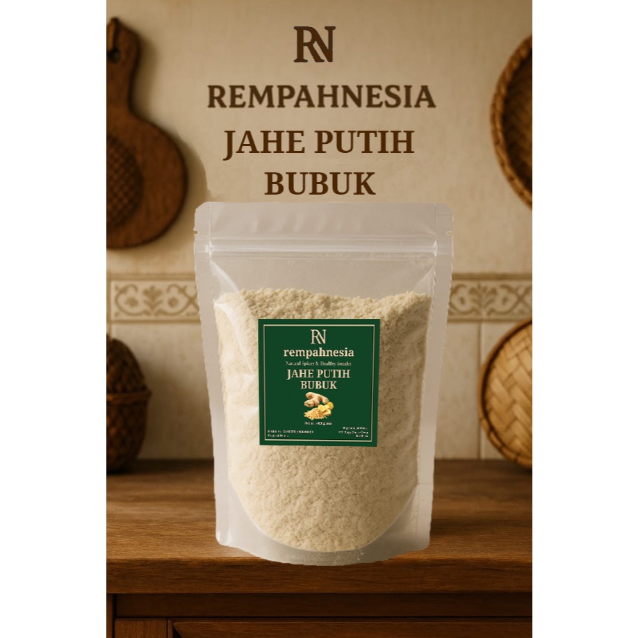 

BUBUK JAHE PUTIH / JAHE PUTIH BUBUK MURNI PREMIUM ASLI 100% / BUBUK JAHE PUTIH LOKAL / GINGER POWDER TANPA CAMPURAN
