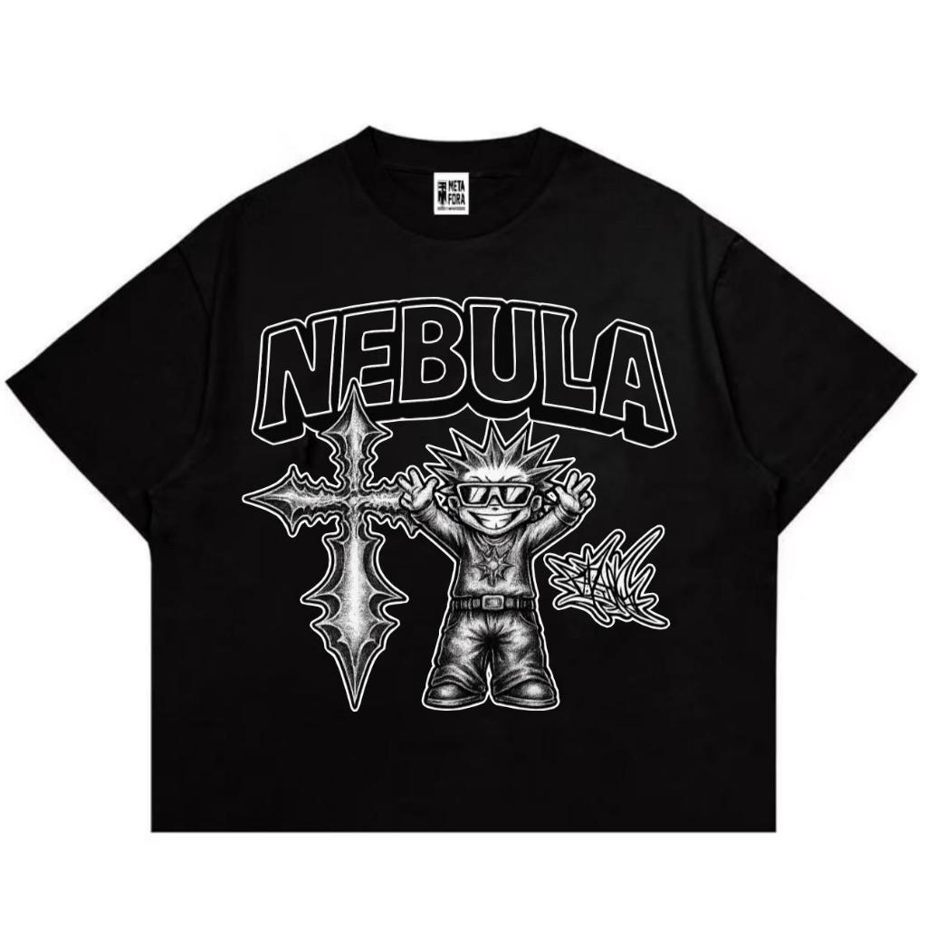 ASLINebula T-shirt NBL Raimond Boxy Fit Black