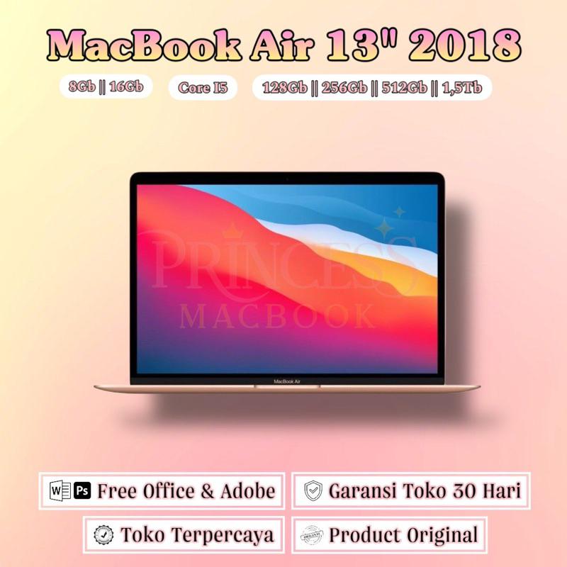 BEST PRICE MACBOOK AIR 2018 13 INCH SECOND ORIGINAL