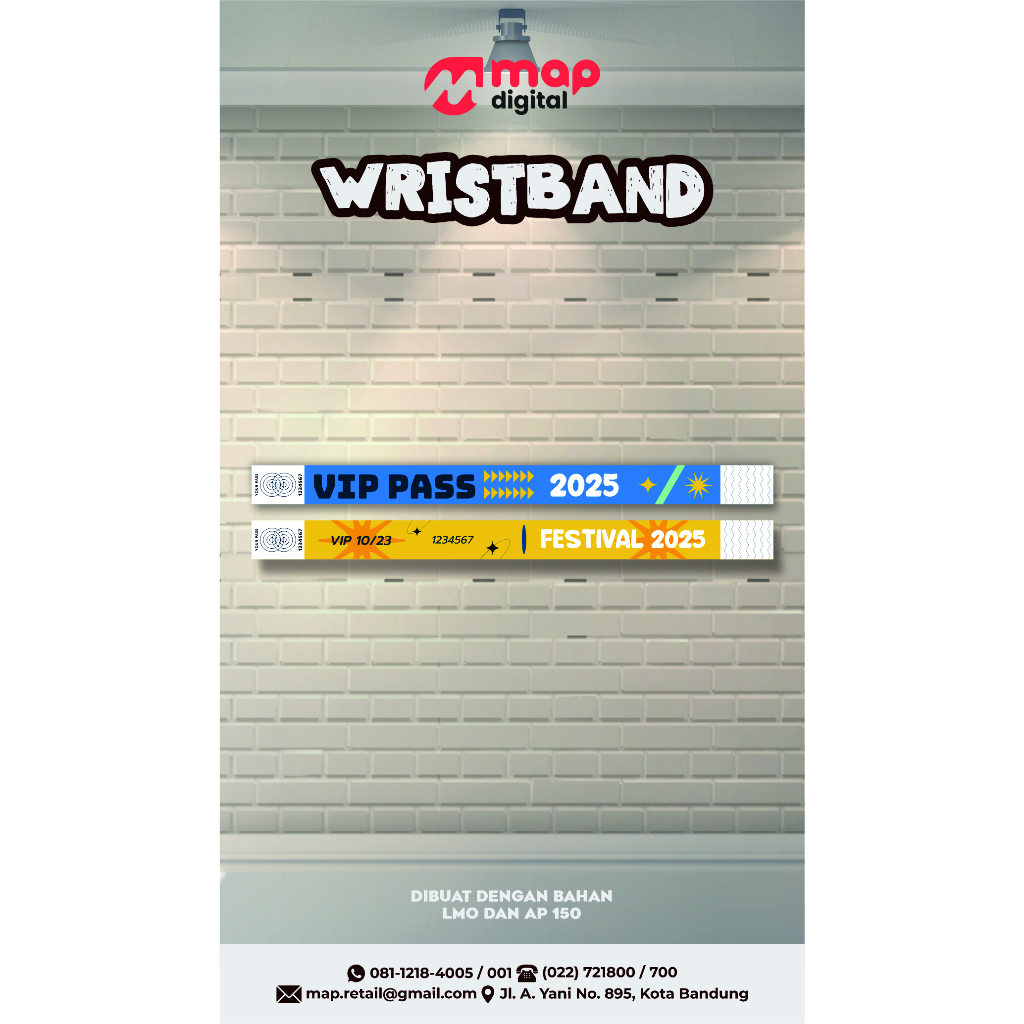 GELANG TIKET / WRISTBAND