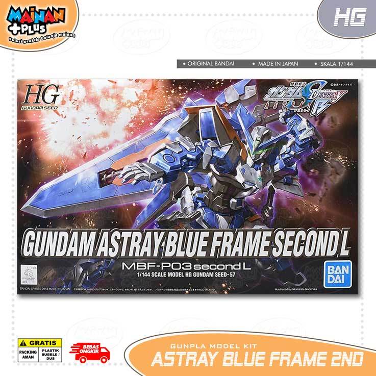 HG ASTRAY BLUE FRAME SECOND L HGUC 1/144 ORIGINAL BANDAI GUNPLA MODEL KIT