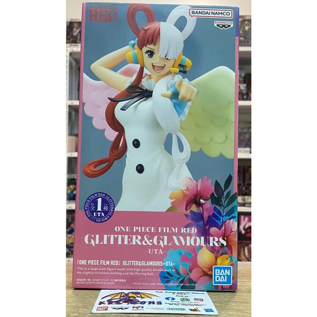 BANDAI BANPRESTO GLITTER & GLAMOURS GNG ONE PIECE RED UTA SHANKS