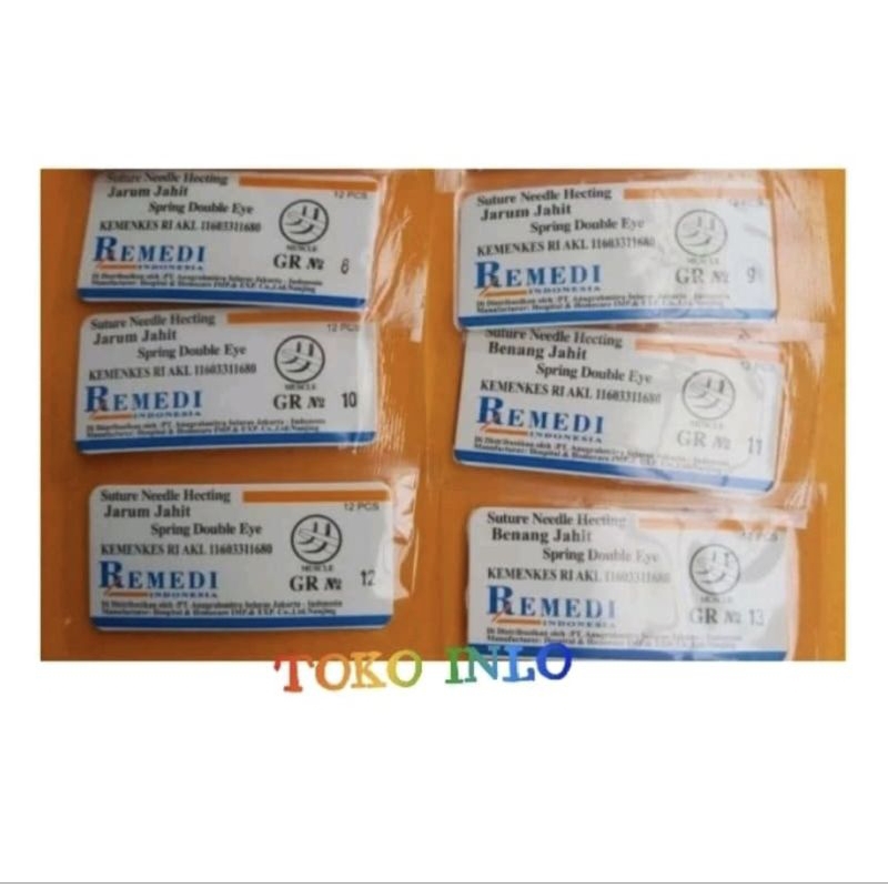 GR Nald Hecting/Needle Hecting/Suture Needle Hecting/Jarum Hecting GR (Otot)