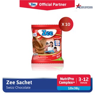 

Zee Sachet 10x38gr Vanila/Coklat - Susu Anak
