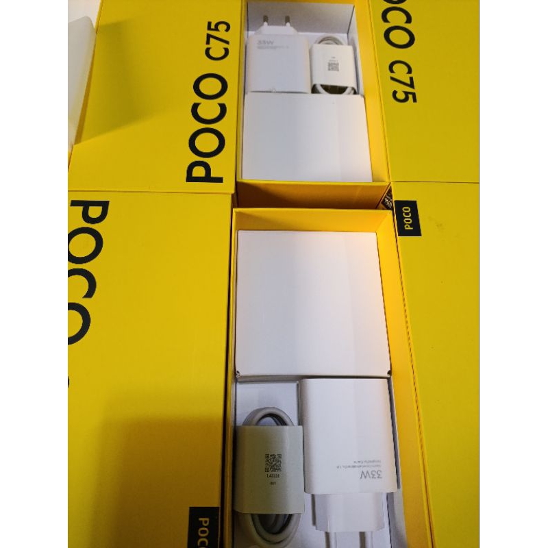 CHARGER BAWAAN POCO C75 ASLI COPOTAN ORIGINAL