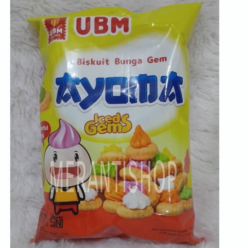 

Biskuit Gem Bunga UBM Ice Gems / Biscuit / Roti Hue / Makanan Jadul / Cemilan Zadul