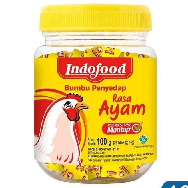 

Indofood Bumbu Kaldu Rasa Ayam Isi 25 blok 4gr 100gr