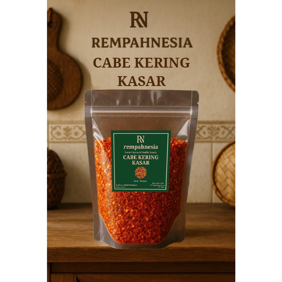 

CABE KERING KASAR PREMIUM LOKAL ASLI 100% - CHILI FLAKES