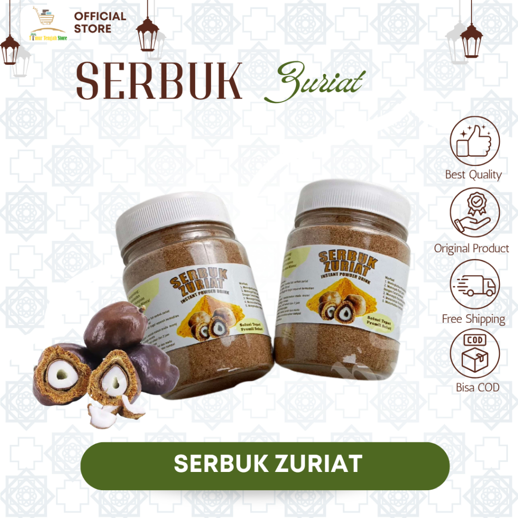 Serbuk Zuriat Original 75 gram | Serbuk Zuriat Promil