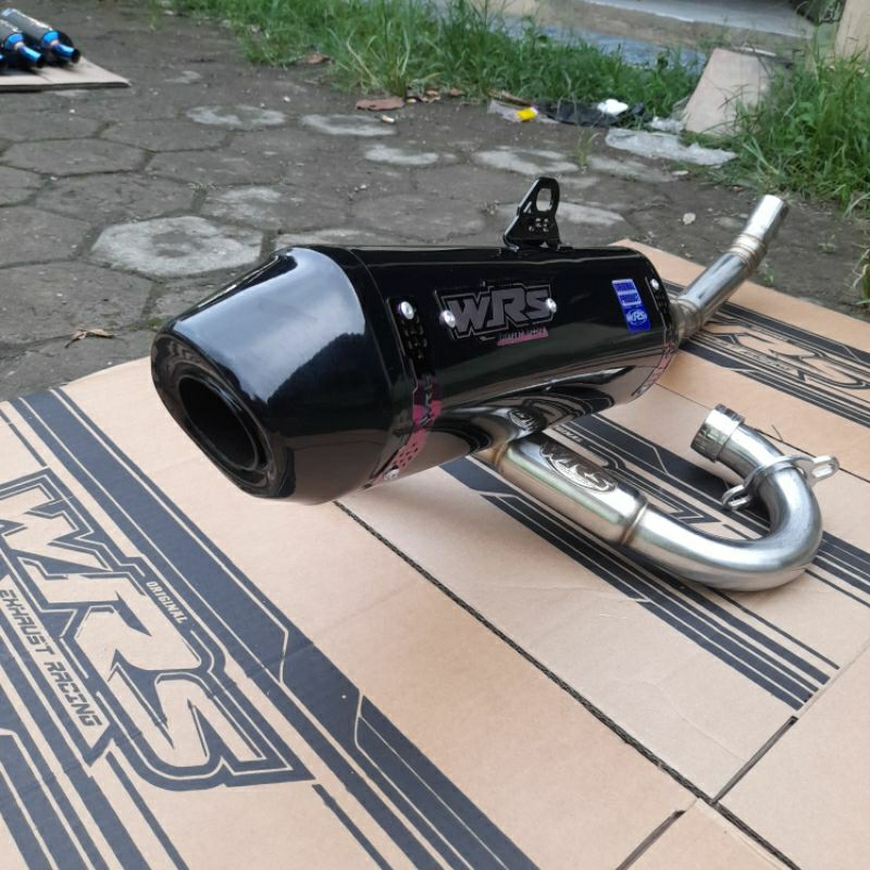 Knalpot Crf150 Klx150 Dtracker150 Bf Se bahan full Stainless suara bass padet bulet model Ktm silenc
