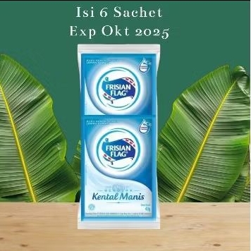 

susu frisian flag kental manis 36g (isi 6 sachet)