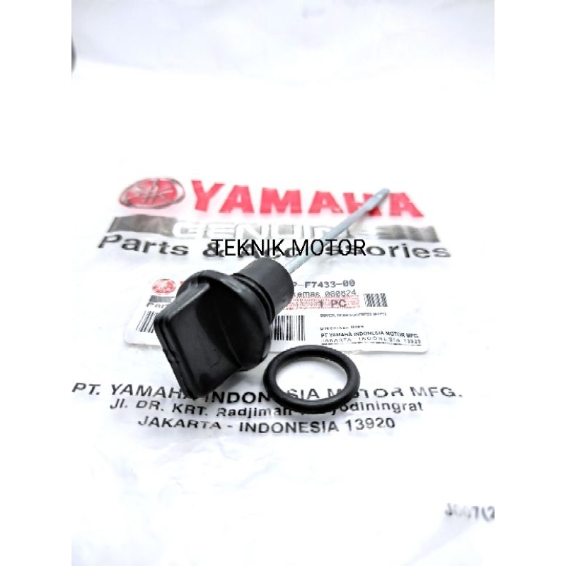 Tutup Oli Mesin + Oring Colokan Oli Yamaha Jupiter Z Model Asli Colokan Atas  Vega R New Old kualita