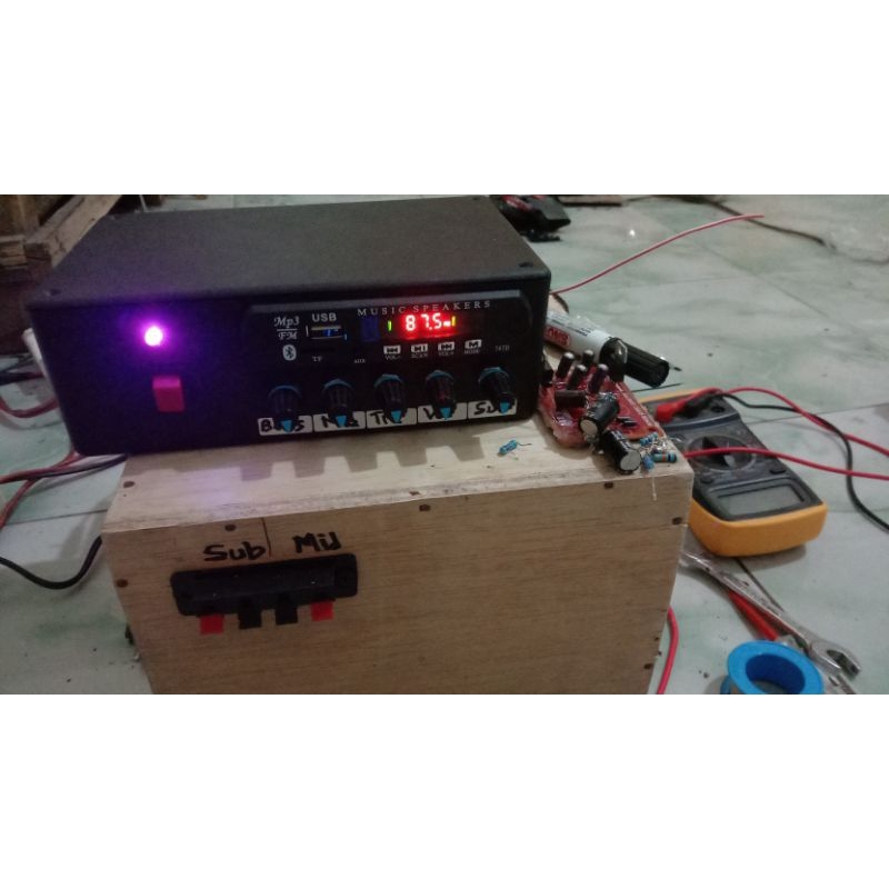 Power amplifier miniatur class D