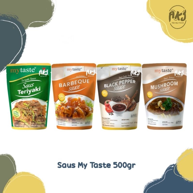 

My Taste Barbeque/BBQ - Blackpepper/Lada Hitam - Teriyaki - Mushroom Sauce 500gr