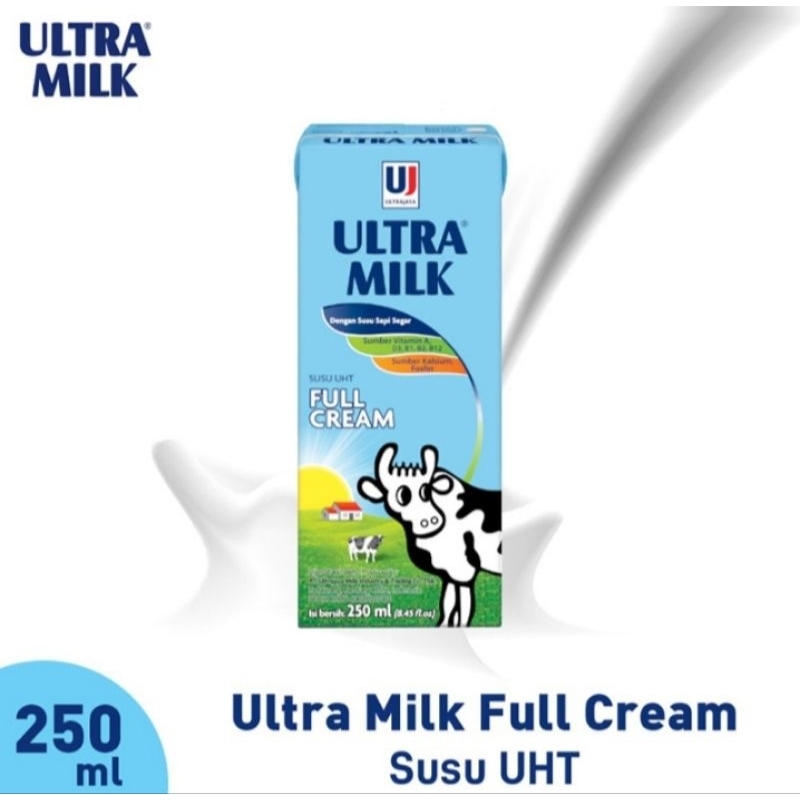 

ULTRA MILK Susu UHT Full Cream 250 ml