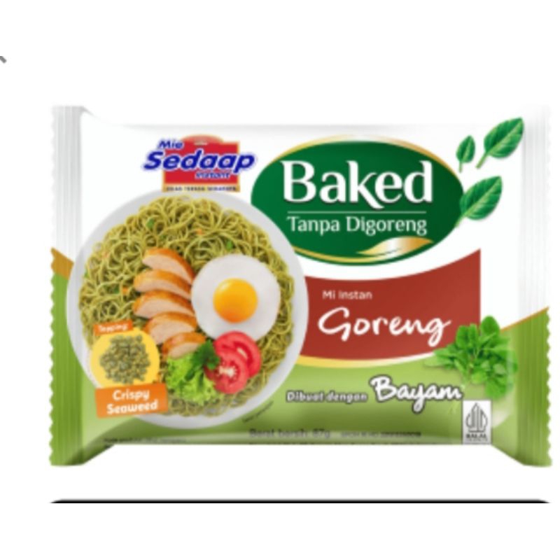 

Mie Sedaap Baked Goreng bag 87gr, paket Hemat 5pcs
