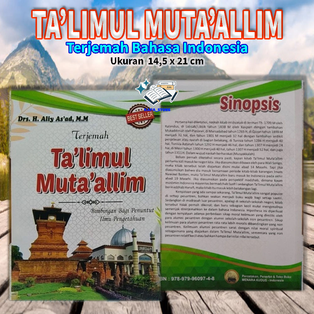 Best Seller Terjemah Ta'limul Muta'allim Indonesia Talimul Mutaallim Taklim Muta'alim