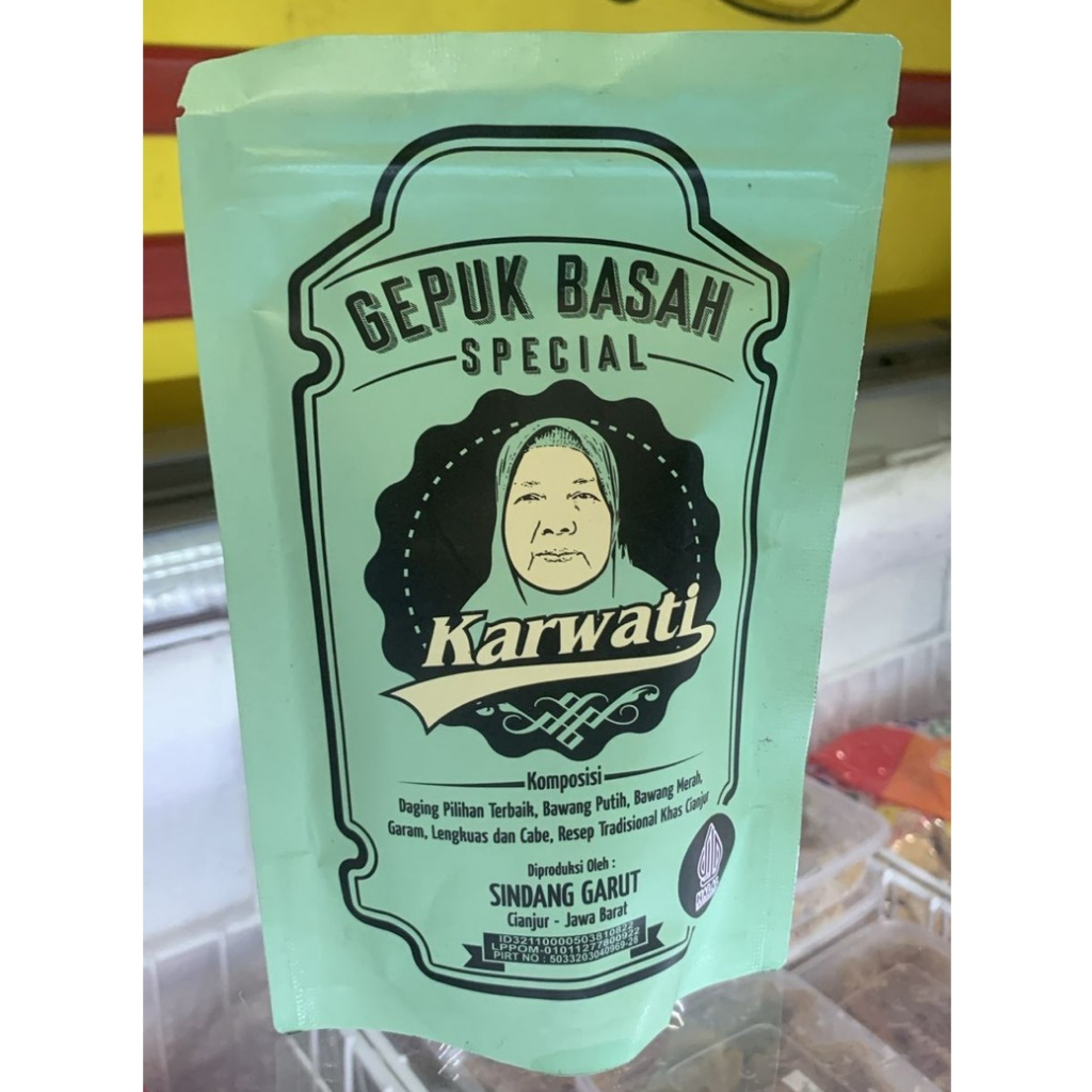 

KARWATI GEPUK BASAH Gepuk Basah Spesial Karwati Abon 100gr