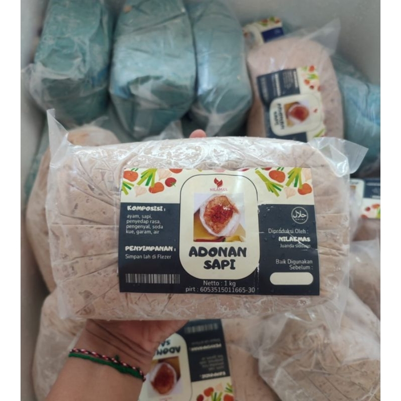 Adonan Pentol Bakso Sapi 1kg