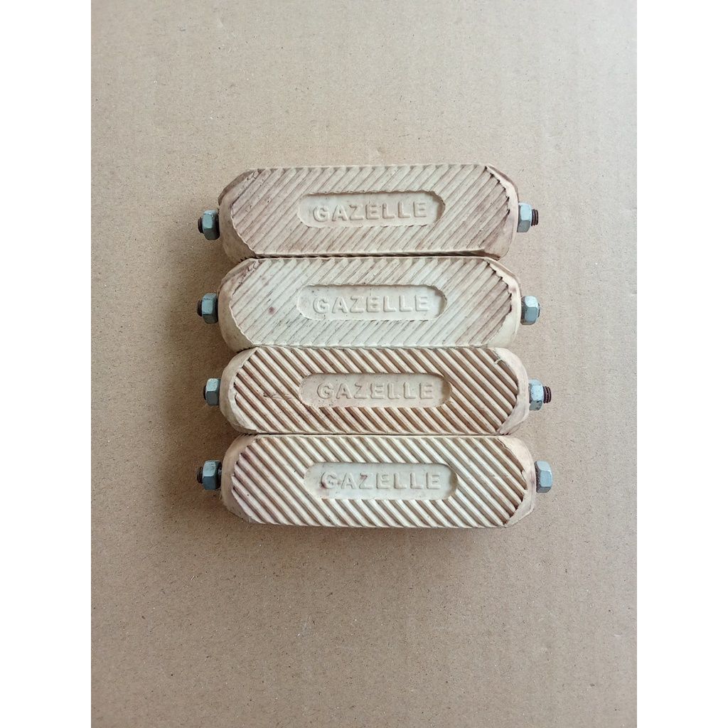 Karet pedal saja untuk pengganti pedal sepeda onthel cewek Gazelle