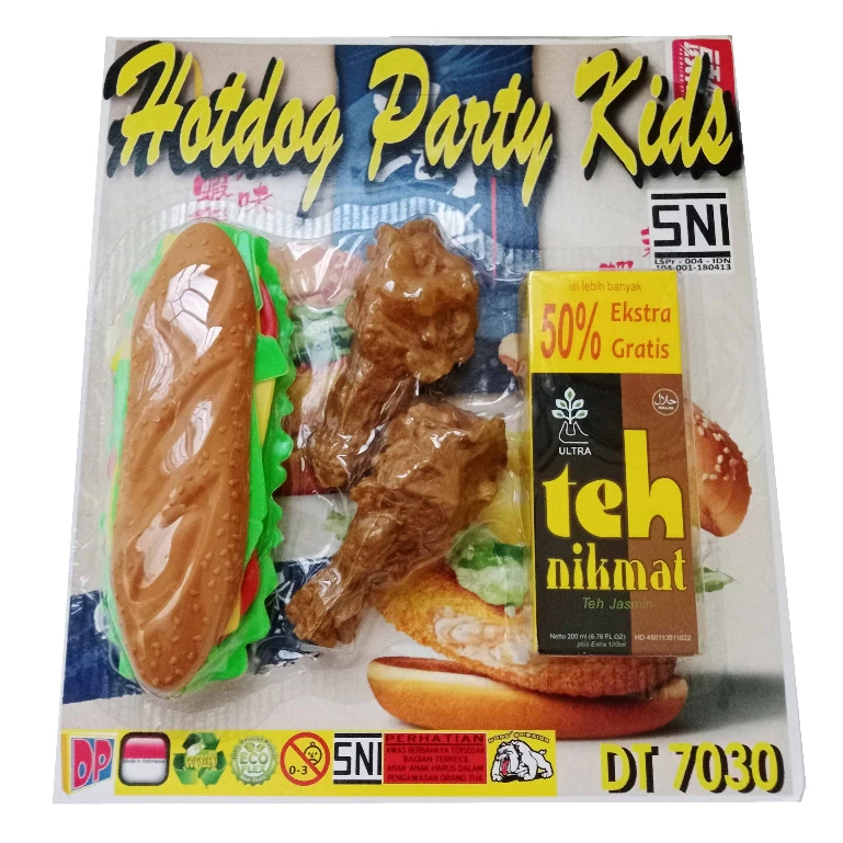 Mainan Makanan Kentang Goreng Minuman Mainan Burger-Burgeran  Mainan Ayam Goreng Mainan Pretend Play