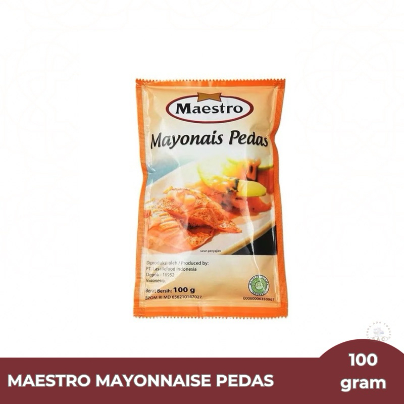 

Maestro mayonais pedas sachet 100gr Mayonaise mayones mayo pedas
