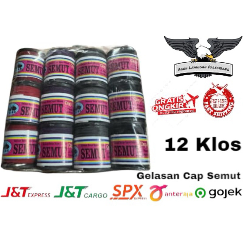 GELASAN SENAR / GELASAN LAYANGAN CAP SEMUT / SNAP CK ( CANGKLONG ) / PASWET 1 PACK ISI 12 KLOS