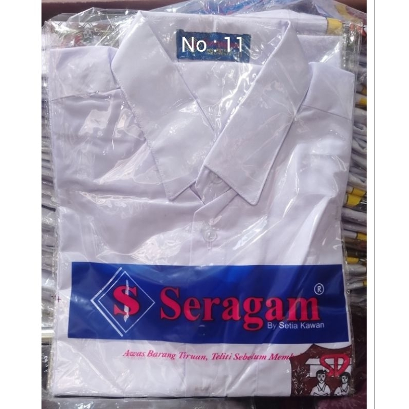 baju SD pendek merk SERAGAM
