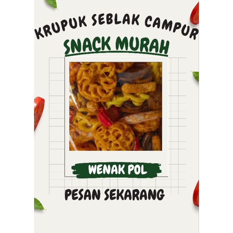 

Krupuk seblak campur