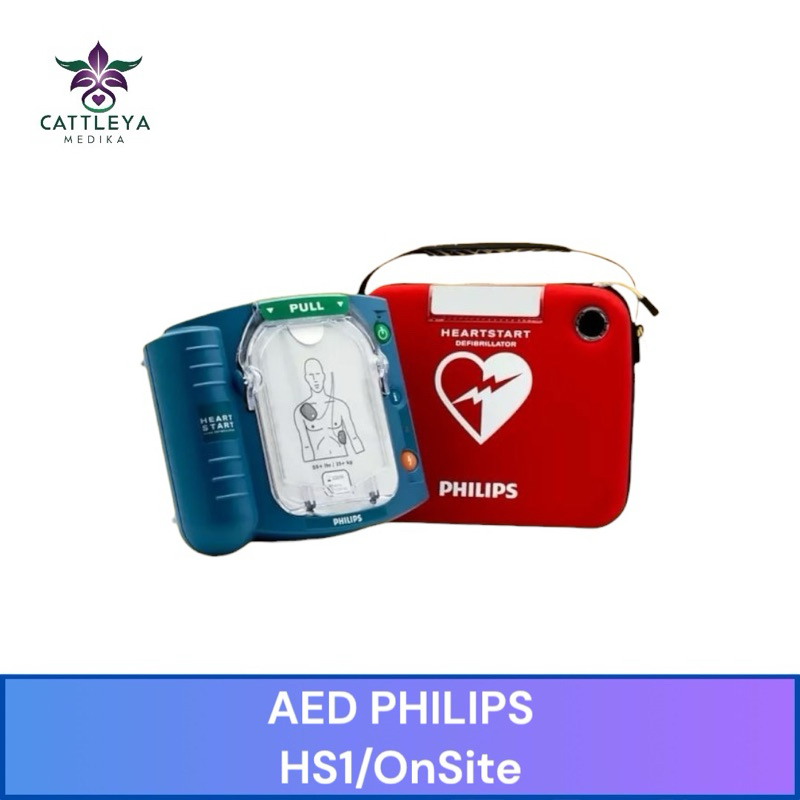 PHILIPS AED HEART START HS1 / Philips Automated External Defibrillator HS One / AED Philips HS 1