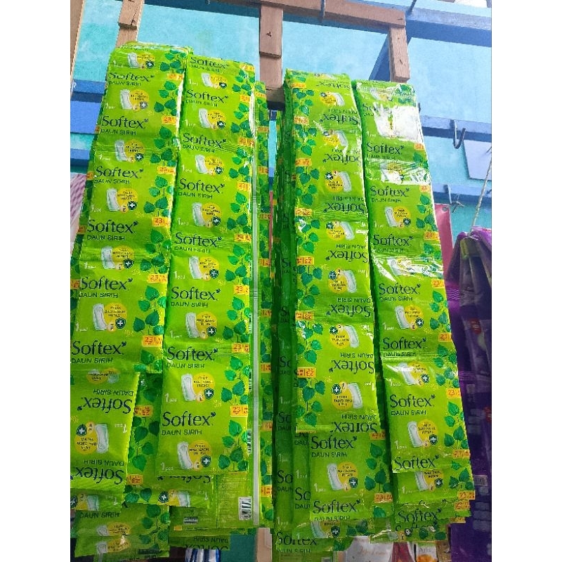 softex pembalut daun sirih 23cm renceng