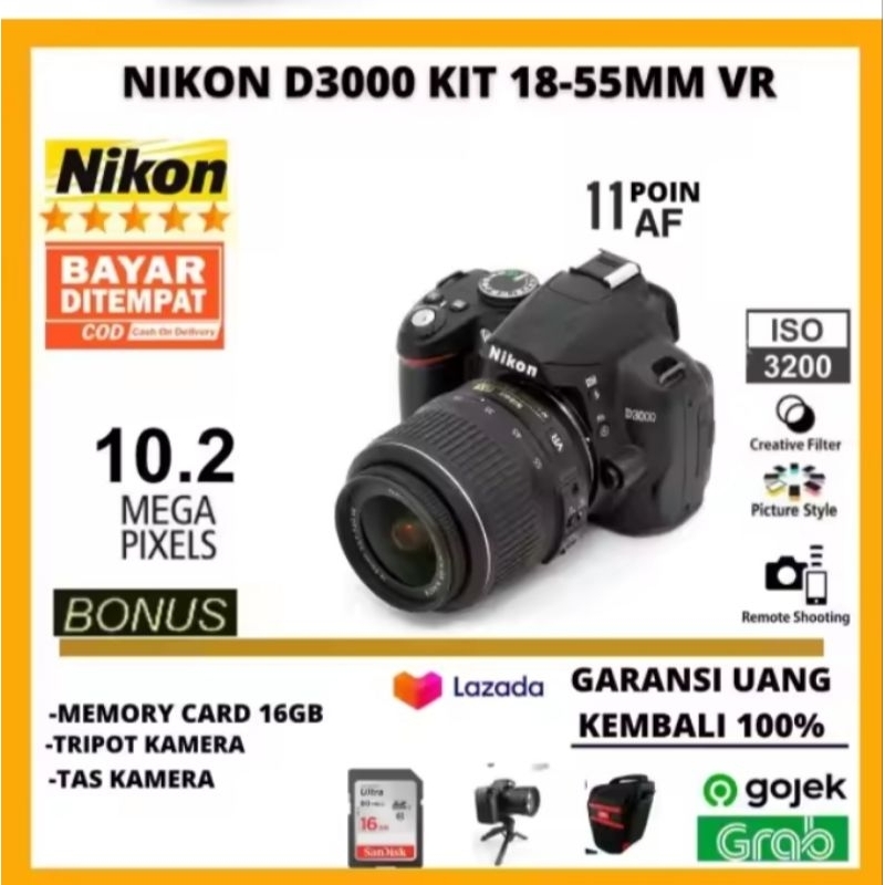 KAMERA NIKON D3000