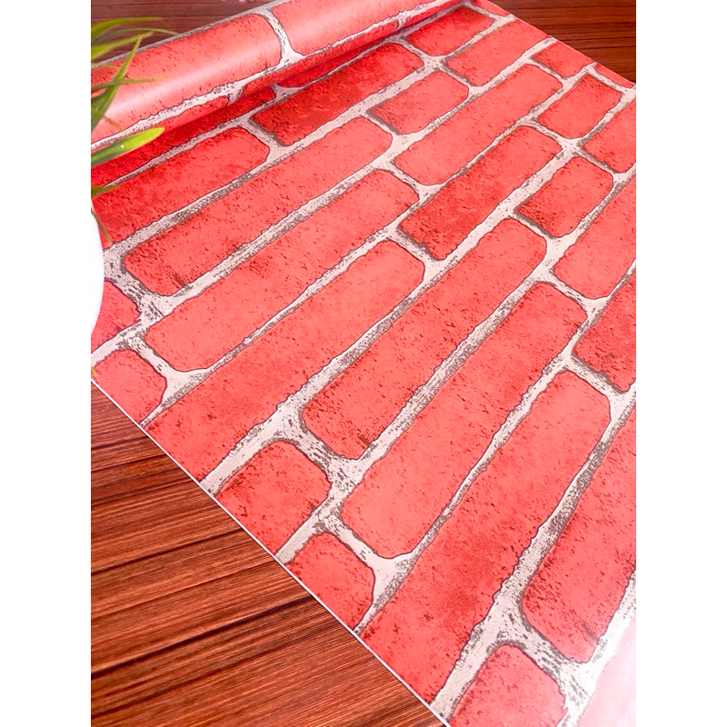 Wallpaper Sticker Premium BATA MERAH elegan dan mewah