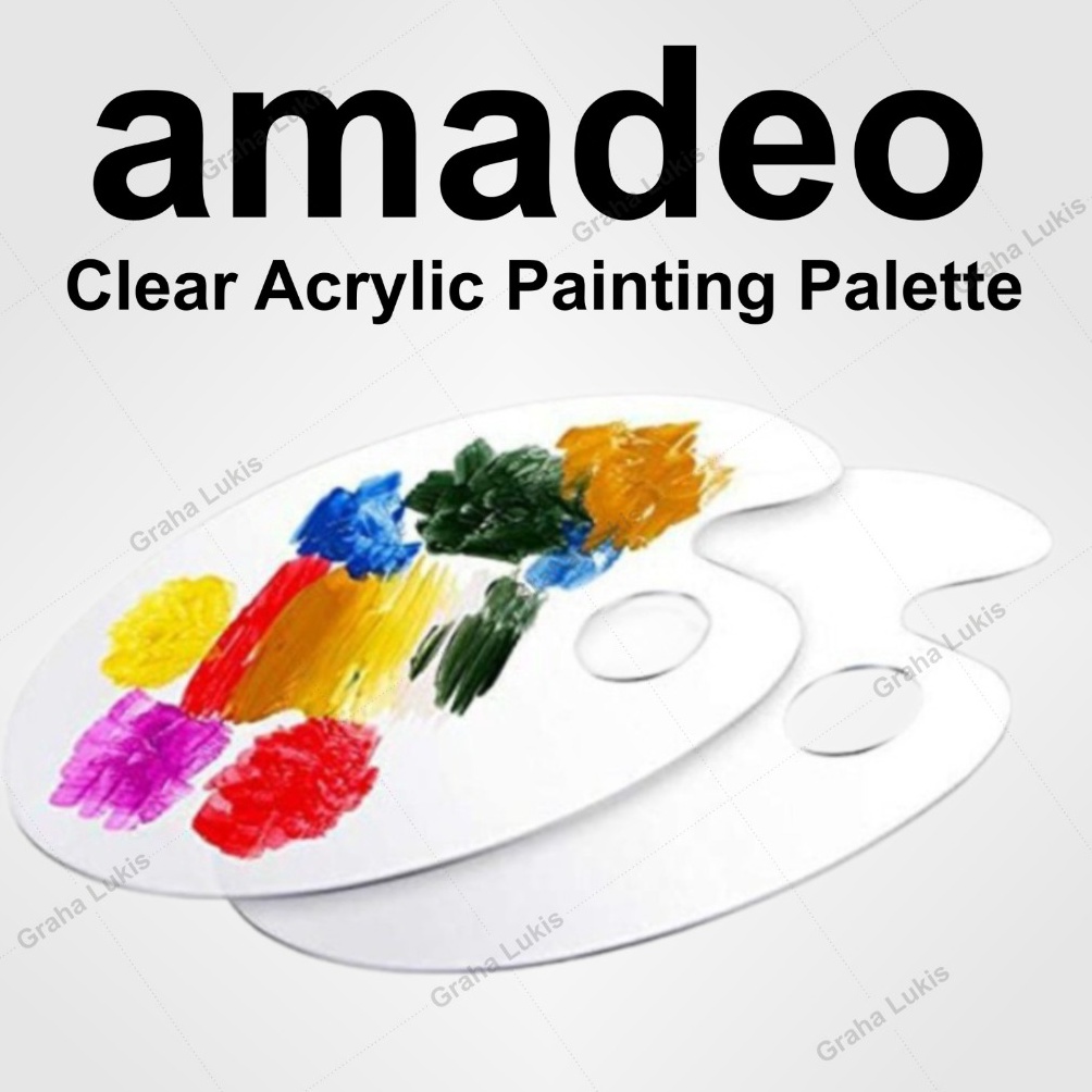 

KODE G35F Amadeo Clear Acrylic Painting Palette